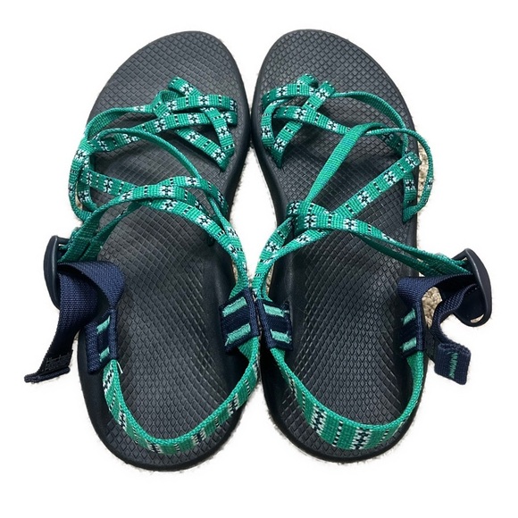 Chaco Zx2 Classic Eclipse Green Sandals W10 - Picture 1 of 11
